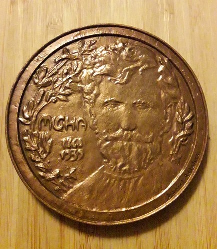 Médaille mucha peintre art - mÉdaille,
