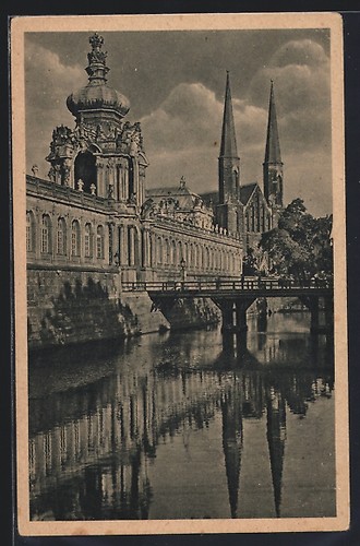 Carte postale dresde chenil - carte,