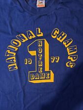 National Champions XL T Notre Dame 