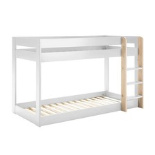 MACAO - Lits Superposés Montessori 90x190cm Blanc et Naturel