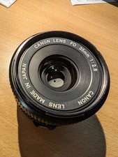 Canon FD 35mm f/2.8 et bague