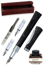 Stylo-plume calligraphique Newood stylo calligraphique bois naturel de Wawa e...