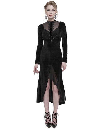 Robe soirée gothique - robe, de