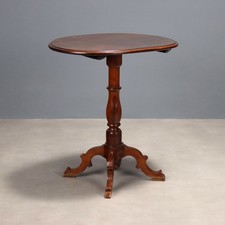 Table Basse Ancienne Noyer Italie du XIXe Siècle Originale