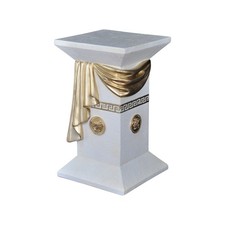 Colonne grecque blanche