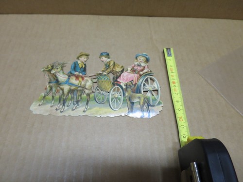 Enfants attelage chevres - enfants,