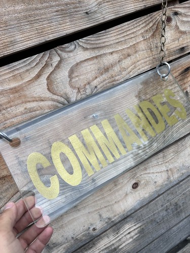 Commande plaque verre 1960 - plaque,