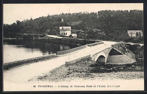 Cpa ploërmel étang le - ploërmel,, l´Étang,