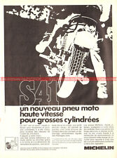 1971 MICHELIN S41 Advertising Motorcycle Tires Advertising
