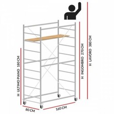 Echafaudage JOLLY 160 Hauteur