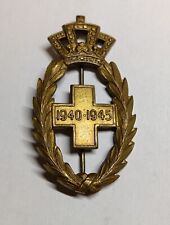 Belgian Military Badge Red Cross WW2 