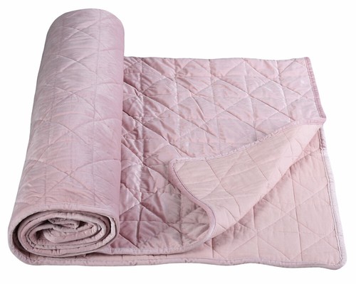 Couvre lit samtdecke plaid - couvre-lit,