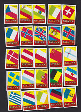 Belgium Matching Label Series BN81955 Flags   