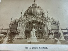 Photo CDV Paris EXPOSITION UNIVERSELLE 1889 - LE DÔME CENTRAL