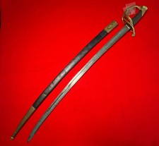 RARE ANTIQUE French Officer’s Sabre Pattern M1822 C.F. Klingenthal with Scabbard