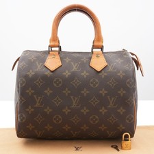 LOUIS VUITTON LV Monogram Speedy 25 M41528 Handbag France 841SD Auth #53854A