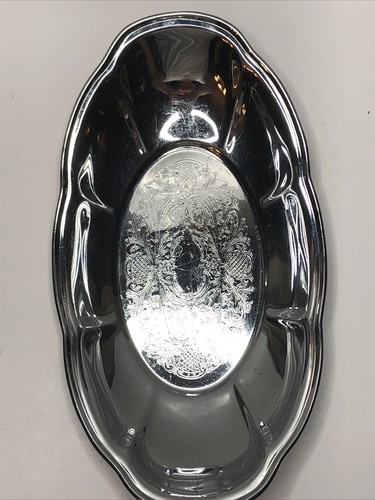 Stainless steel engraved dish - steel,