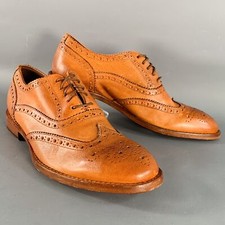 Chaussures À Lacets En Cuir Perforé Orange Wingtip Taille 7,5 Paul Smith