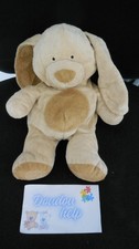 doudou peluche lapin chien beige The BABY COLLECTION NICOTOY 32cm