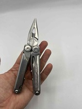LEATHERMAN WAVE STAINLESS STEAL PLIERS MULTIFUNCTION + LEATHER CASES