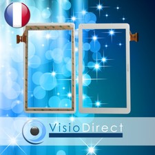 Vitre Ecran tactile pour ARCHOS 101b Copper 10" HXD-1027A1 ZP-9194 blanc