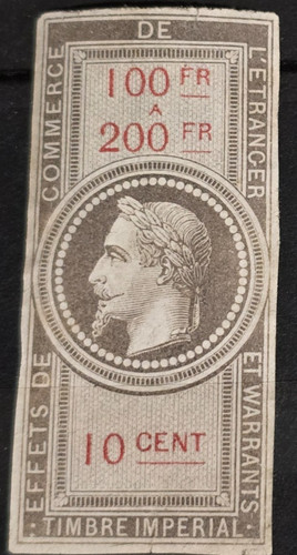 0081 timbre fiscaux napoleon - timbre,