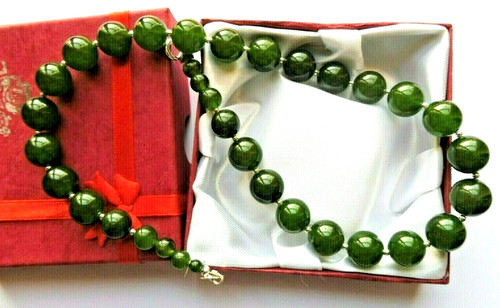Collier jade jadéite 12 - collier, en