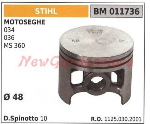 Piston stihl tronçonneuse 034 - piston,