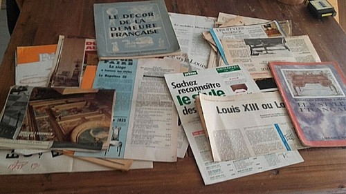 Lot vieux document livre - lot,