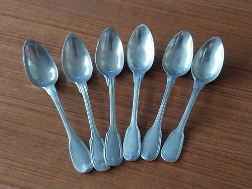 Petites cuilleres argent - 6,