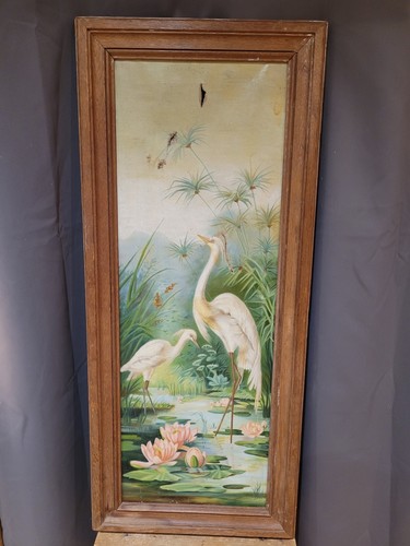 Ancien tableau huile - ancien, sur