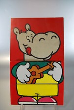KIDS MENU HIPPOPOTAMUS CONTEST hippo carambar guitar 1996 REBUS GAMES