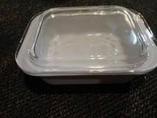 Corning Ware MC-1-B French Casserole Dish & Pyrex MC-603 C pre-owned 