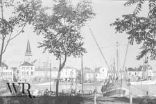 1920 - St Gilles Croix de Vie (85) - Port - Photographic Plaque 9x14cm