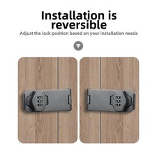 Serrure à combinaison portable 3 chiffres pour armoires tiroirs et classeur de