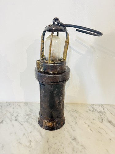 Ancienne lampe mineur - ancienne, –