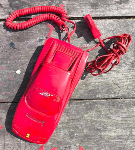 Ancien téléphone ferrari - téléphone,