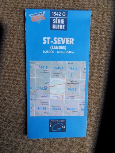 527 carte ign série bleue - ign,