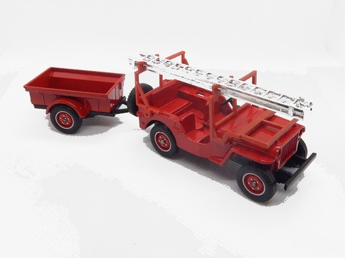 Jeep remorque pompiers - +,