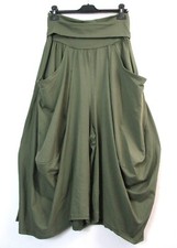 LAGENLOOK 100%COTTON QUIRKY PARACHUTE CULOTTES  PANTS ONE SIZE : Regular(12-16)