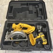 DEWALT DC390 18V XRP  Cordless HANDHELD CIRCULAR SAW + Dc988 Drill