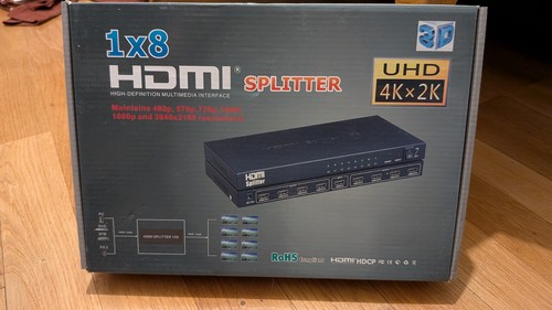 Hdmi splitter 1x8 uhd - 1x8, 4k