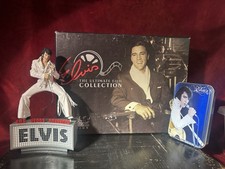 Elvis Presley  Lot?Complete Ultimate Film DVD Collection+ 8” Vegas Figure+Tin?