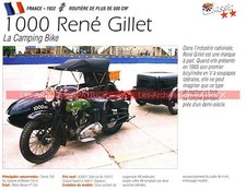 René GILLET 1000 L 1932 Fiche Moto 000229