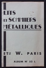 Catalogue 1952 Ets WESSPECHER