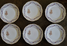6 anciennes assiettes plates