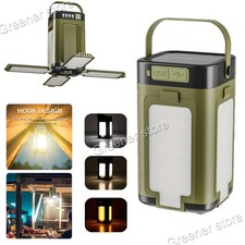 2000mAh Solaire Camping Lumière Pliable Portable Tente Suspension Outdoor Hiking