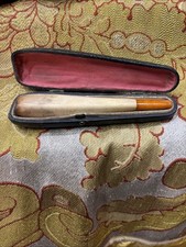 Antique Smoke Cigar Cigarette Foam and Amber 1900s Era