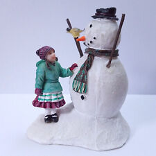 LuVille 2011 Anna and Mr Snowman Holidays Seasons 76676 European Village Retired