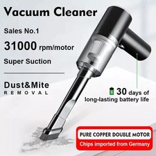 Wireless Vacuum Cleaner Car Handheld Vaccum Mini Power Suction USB Rechargeable